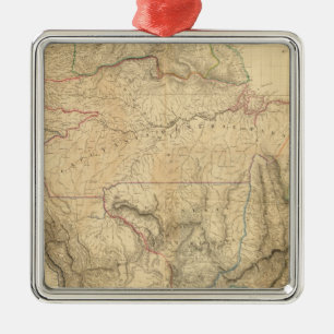 Composite South America 4 Metal Tree Decoration