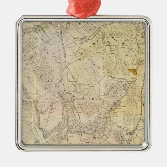 Composite Staten Island Metal Tree Decoration (Front)