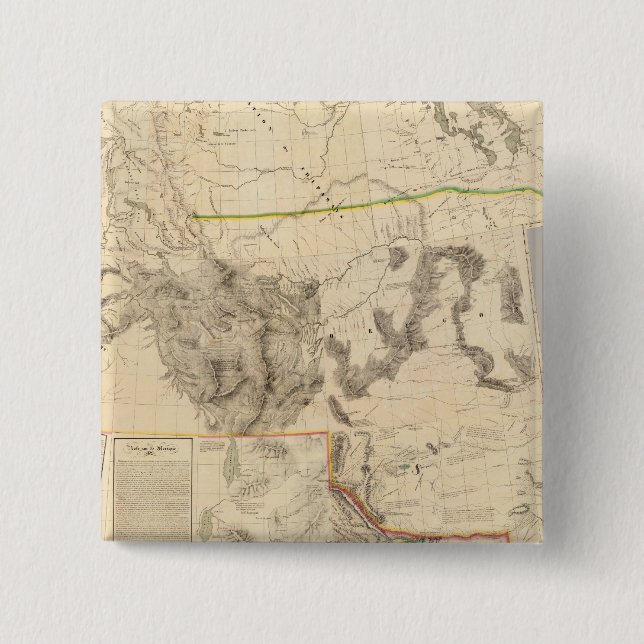 Composite Western United States 15 Cm Square Badge (Front)