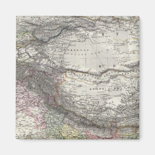 CompositeMap of India, Asia Magnet
