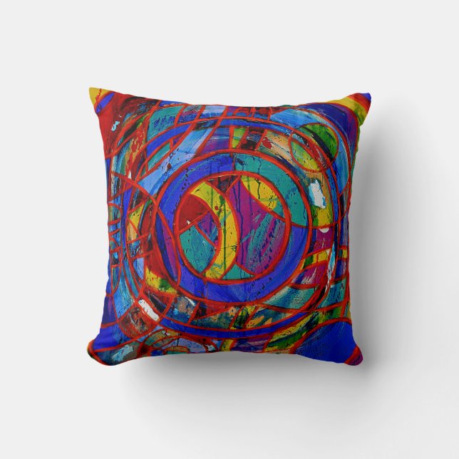 Composition #17 by Michael Moffa Cushion (Front)