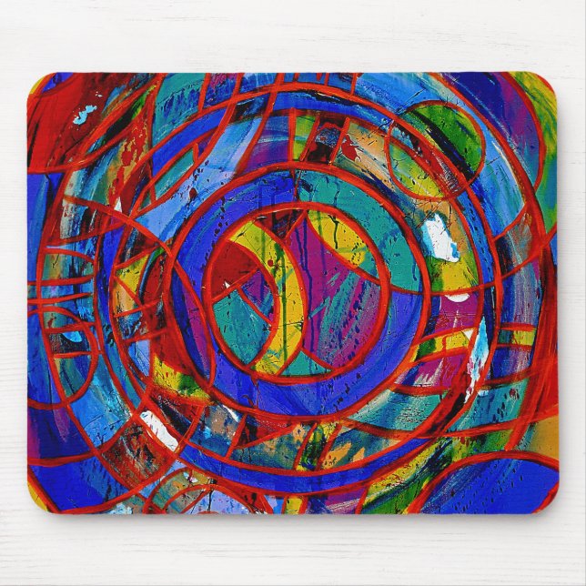 Composition #17 by Michael Moffa Mouse Pad (Front)