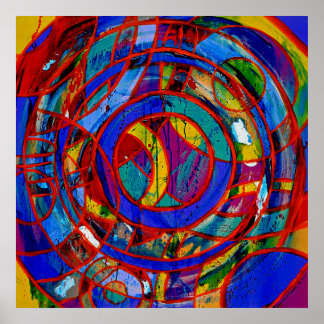 Composition #17 by Michael Moffa Poster