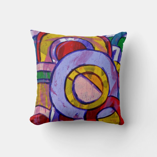 Composition #19 by Michael Moffa Cushion (Front)