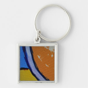 Composition #1A by Michael Moffa Key Ring