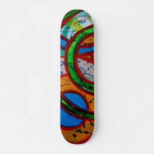 Composition #20C by Michael Moffa Skateboard