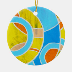 Composition #23 by Michael Moffa Ceramic Tree Decoration
