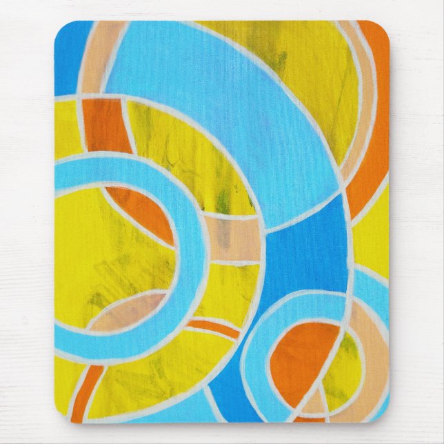 Composition #23 by Michael Moffa Mouse Pad (Front)
