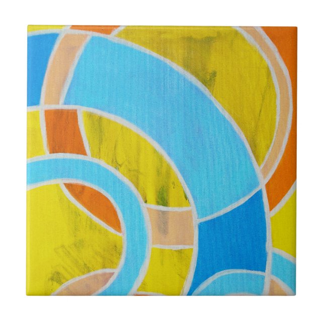 Composition #23 by Michael Moffa Tile (Front)