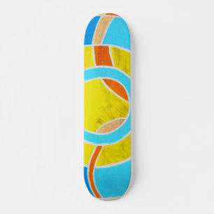 Composition #23B by Michael Moffa Skateboard