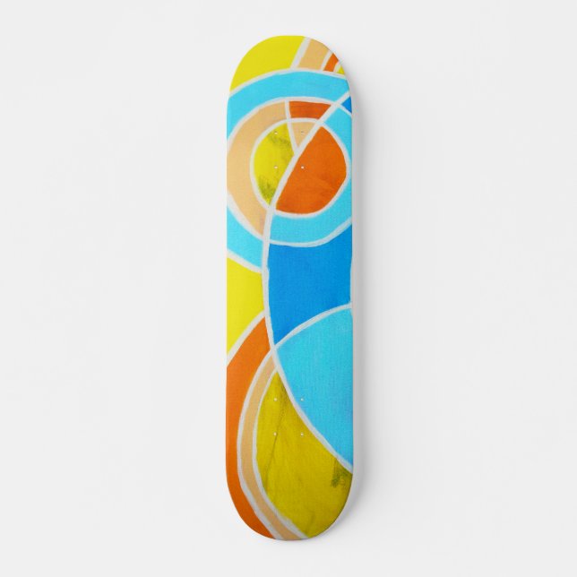 Composition #23C by Michael Moffa Skateboard (Front)