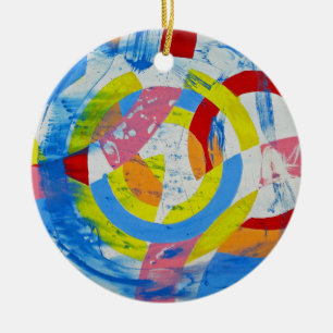 Composition #2 by Michael Moffa Ceramic Tree Decoration