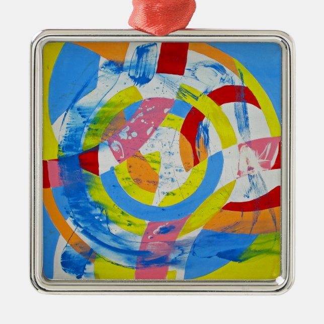 Composition #2 by Michael Moffa Metal Tree Decoration (Front)