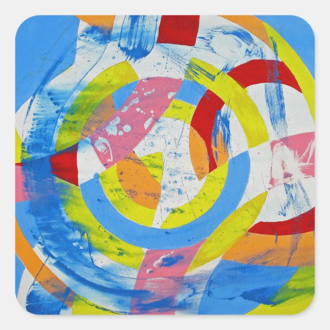 Composition #2 by Michael Moffa Square Sticker (Front)