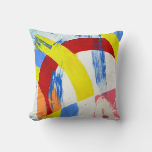 Composition #2A by Michael Moffa Cushion