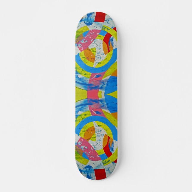 Composition #2B by Michael Moffa Skateboard (Front)