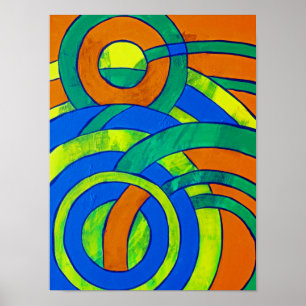 Composition #30 by Michael Moffa Poster