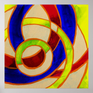 Composition #31 by Michael Moffa Poster