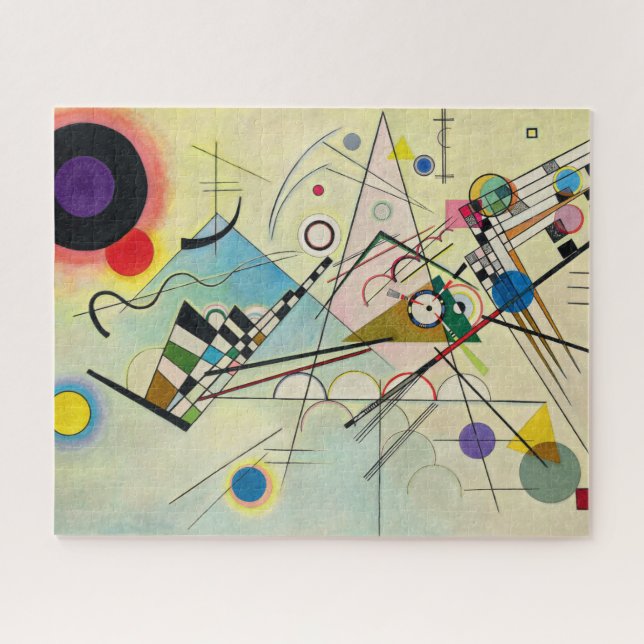Composition 8 by Wassily Kandinsky Jigsaw Puzzle (Horizontal)