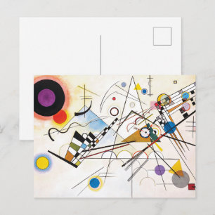 Composition 8 Kandinsky Postcard