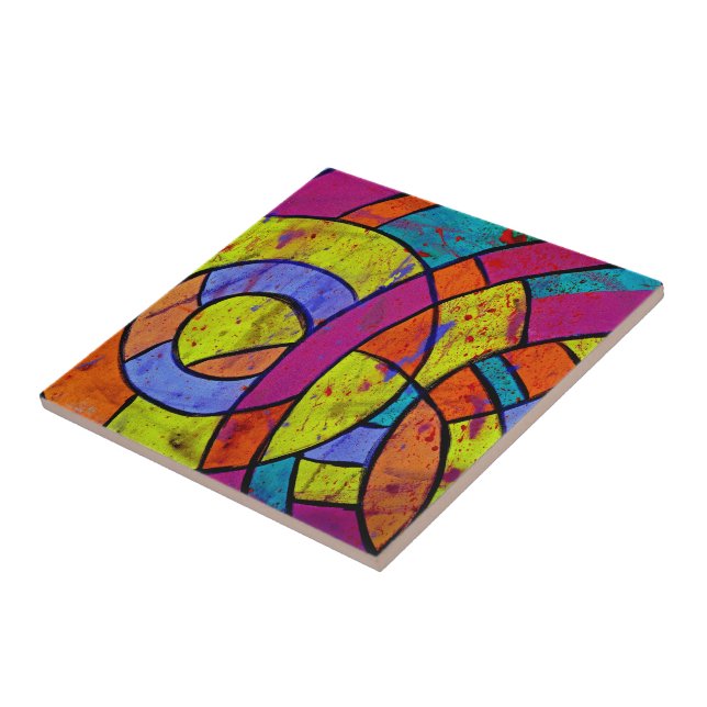 Composition #9 by Michael Moffa Tile (Side)