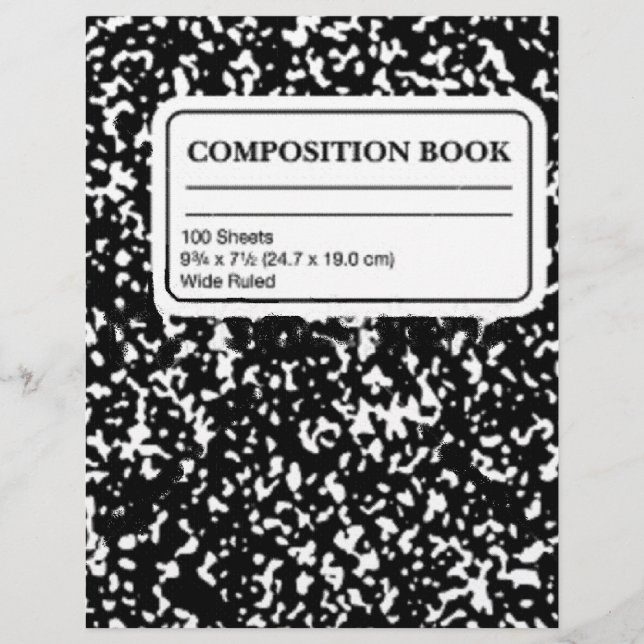 Composition Book (Front)