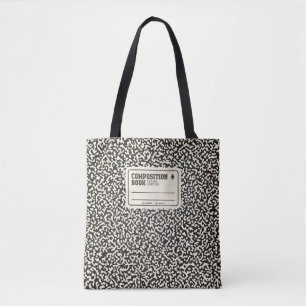 Composition Book Black Classic Edition Tote Bag