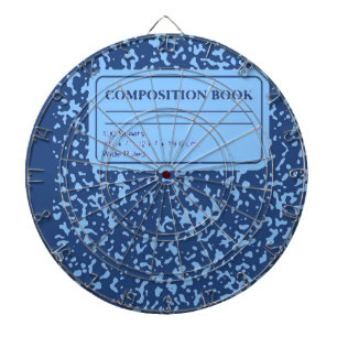 Composition Book Dartboard