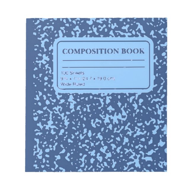 Composition Book Notepad (Front)