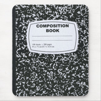 Composition Book Student Teacher Mouse Pad