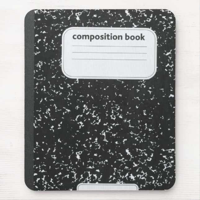 Composition Book Student Teacher Mouse Pad (Front)