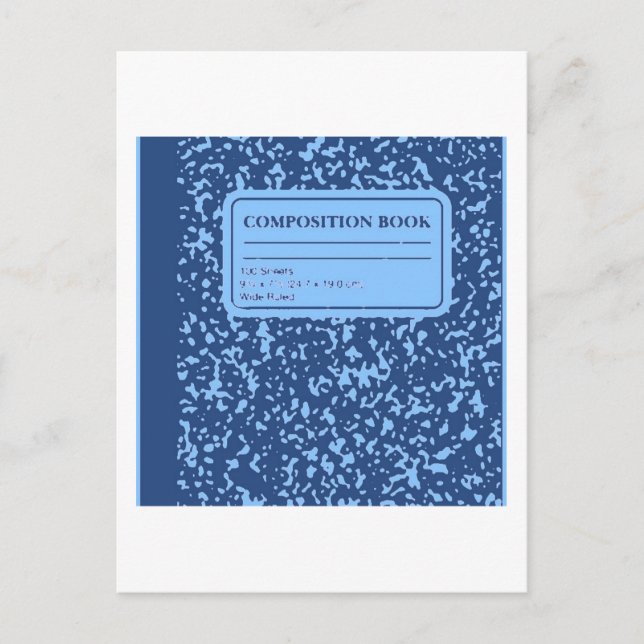 Composition Book/Student-Teacher Postcard (Front)