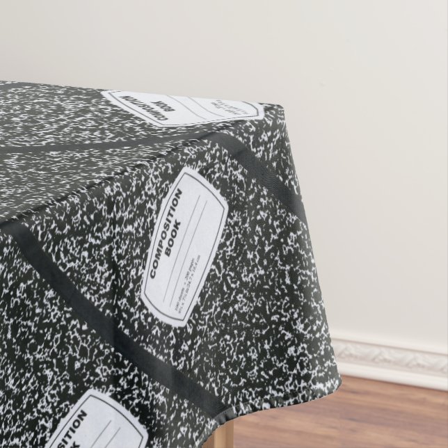 Composition Book Student Teacher Tablecloth (In Situ)