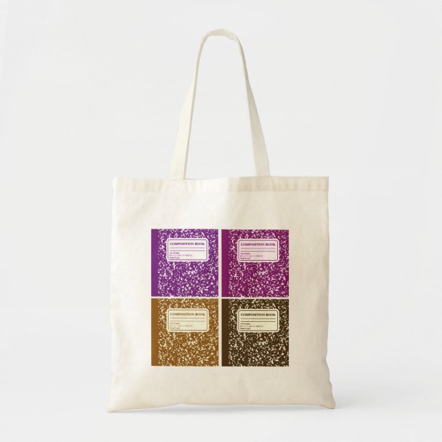Composition Book/Student-Teacher Tote Bag (Front)