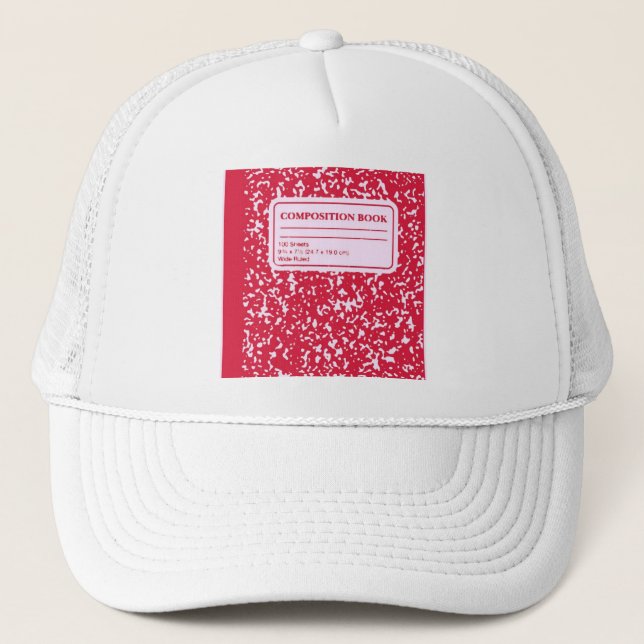 Composition Book/Student-Teacher Trucker Hat (Front)