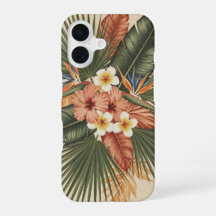 Composition Botanique Tropicale Vintage iPhone 16 Case