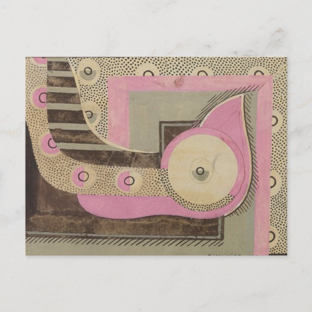 Composition by Georges Valmier Postcard (Front)