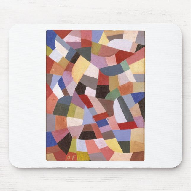 Composition by Otto Freundlich Mouse Pad (Front)