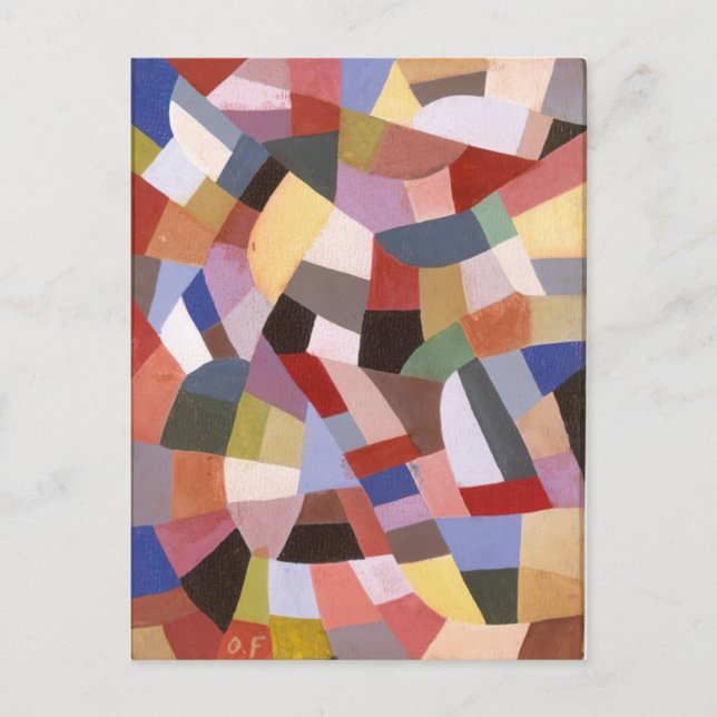 Composition by Otto Freundlich Postcard (Front)