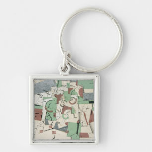 Composition, c.1920 key ring