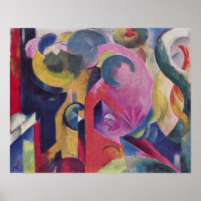 Composition III by Franz Marc Poster (Front)