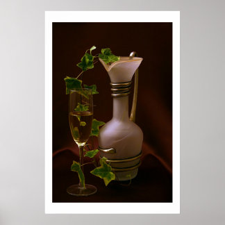 Composition in purple poster