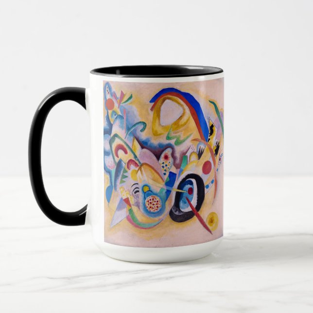 Composition in yellow, 1923 by Wassily Kandinsky Mug (Left)