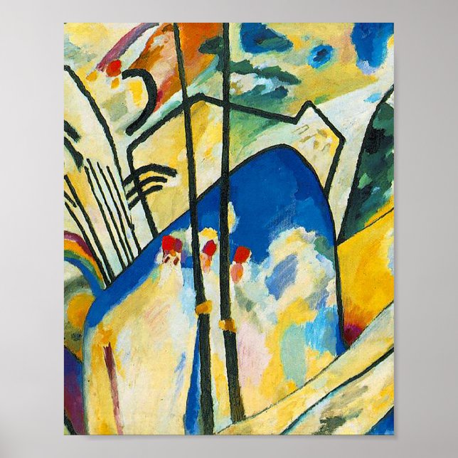 Composition IV by Vassily Kandinsky Poster (Front)