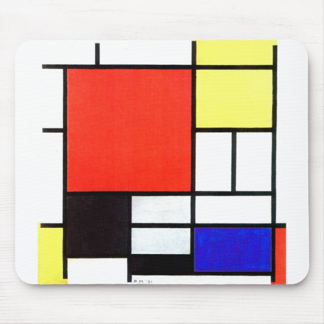Composition , Mondriaan Mouse Pad (Front)