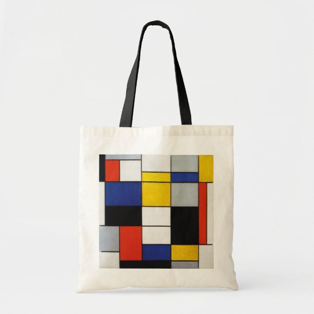 Composition, Mondrian Tote Bag (Front)
