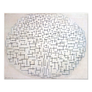 Composition No. 10, Pier and Ocean   Mondriaan   Photo Print