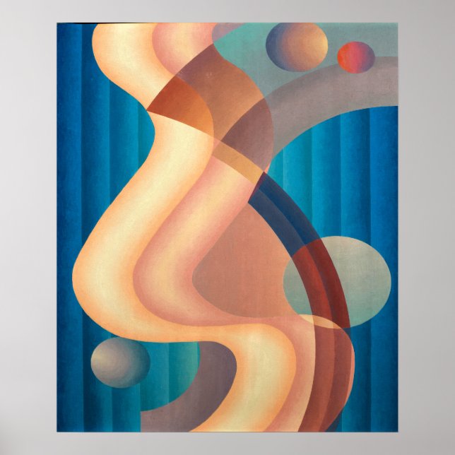 Composition no. 61 by Stuart Walker Poster (Front)