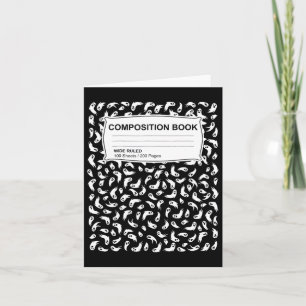 Composition Notebook Halloween Costume Men Women Card