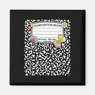 Composition Notebook Matching Group Halloween Teac Magnet
